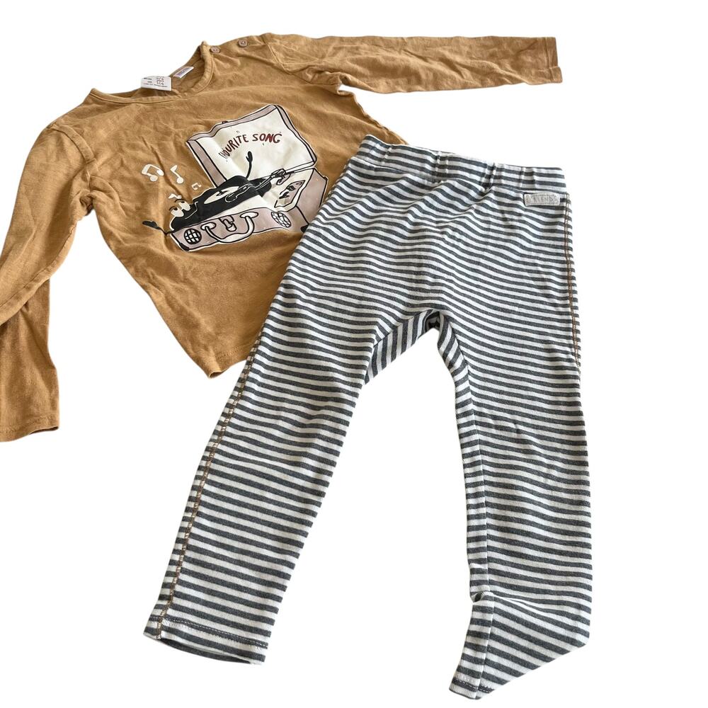 Boys Fall Winter Tops Bottoms Mix and Match Bundle size 3 - Picture 4 of 11